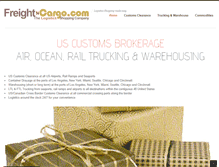 Tablet Screenshot of freightncargo.com